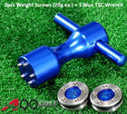 A99 Golf 2pcs Weight Screws + 1pc Blue Wrench for Titleist Scotty Cameron Putters - 20g