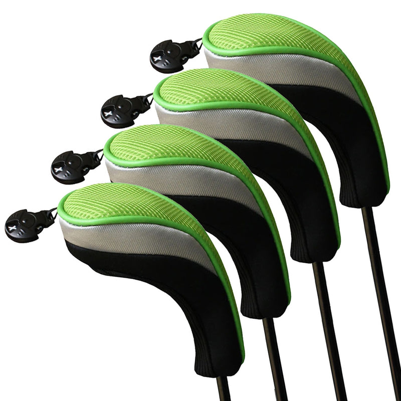 H104 Pack of 4 A99 Golf Hybrid Club Head Covers Interchangeable No. Tag