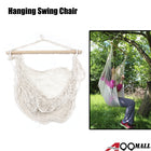 Hanging Tree Swing Chair Hammock Seat Sitting Rope Net Backyard Porch Patio