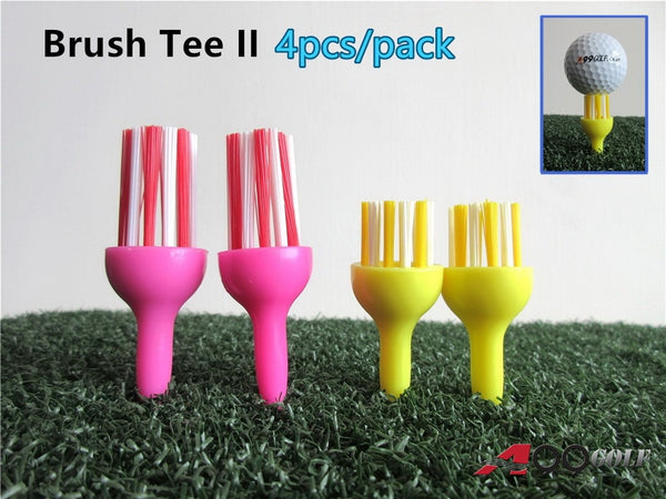 A99 Golf Brush Tees II Extreme Tee Brush Driver Training Golfer Accessory Bristles 4pcs/pack