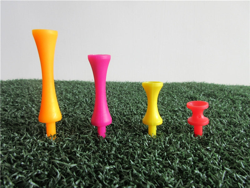 A99 Golf Step Tee III Castle Tees Step Down Plastic Tees  200 pcs Mixed Color Mixed Size (4 Colors 4 Sizes)
