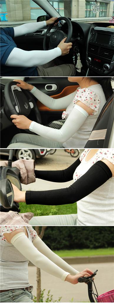 3 pairs A99 UV Protecttion Cooling Arm Sleeves Sun Protection Sleeves for Men and Women Cooler Protective Running Golf Cycling Basketball Driving Fishing Long Arm Cover Wicking Sleeves Black/White/Grey