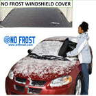 A99 Golf 1pc New Car Windshield Cover + 2pcs Car Mirror Covers for Vehicle Winter Snow Removal- Magnetic Snow, Ice and Frost Guard - Fits SUV & Car Windshields-Auto Windshield Snow Cover 57x43