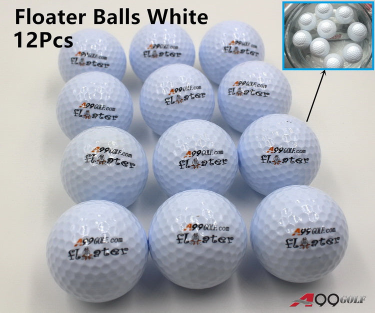 12pcs/pack A99 Golf Floater Balls Floating Float Water Range Pool Pond Balls Water Fun White