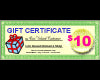Gift Certificates $10