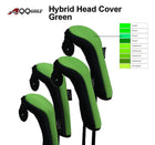 A99 Golf 4pcs/set H10 Long Neck Golf Hybrid Club Head Covers Interchangeable No. Tag