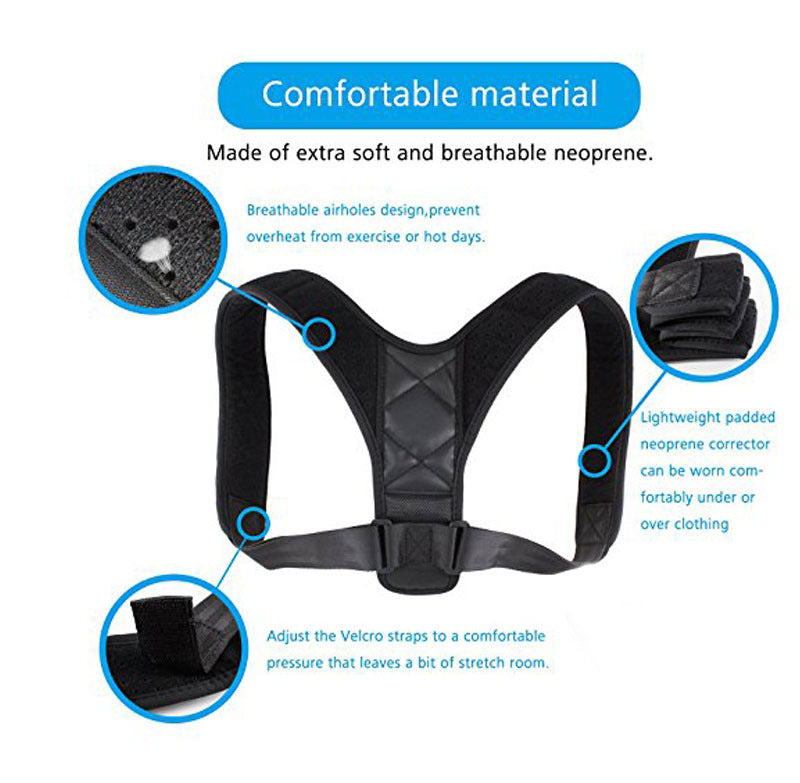 A99 Back Posture Corrector Clavicle Support Brace for Women & Men