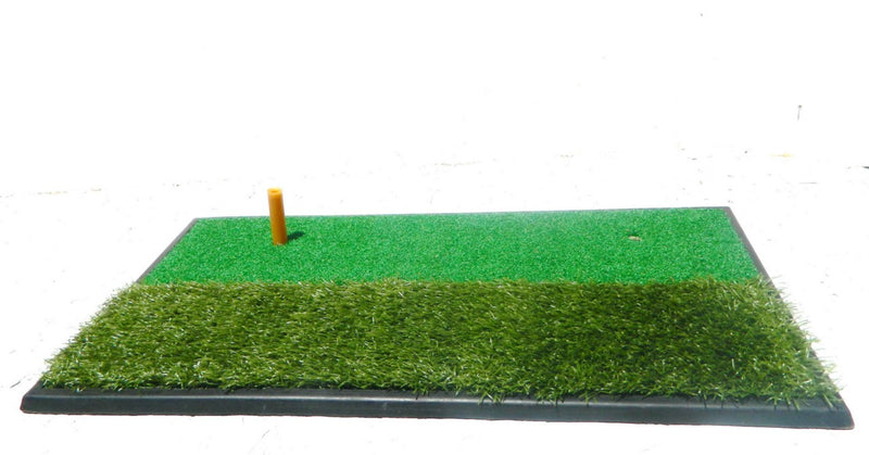 Local Pick up Only - 25135-R A99 Golf 2 Level Turf Hitting Driving Practice Mat Heavy Duty Rubber Base 25" x 13.5" Indoor Outdoor Use