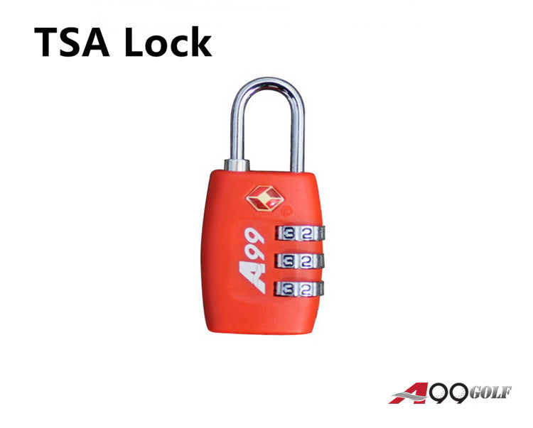 A99 TSA Security Lock TSA Approved Luggage Locks Open Alert Indicator 3 Digit Combination Padlock Codes with Alloy Body for Travel Bag, Suit Case, Lockers, Gym, Bike Locks