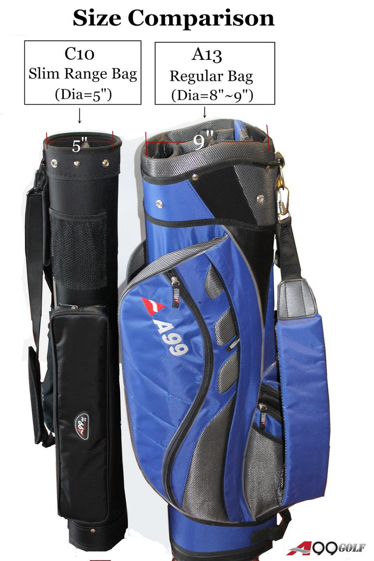 C10 A99Golf Carry Golf Bag Practice Range Golf Bag Golf Club Carry Bags Driving Range Mini Course Training Travel Case No Stand