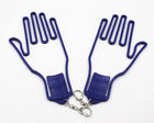 2pcs A99 Durable Outdoor Sport Golf Gloves Glove Stretcher Shaper Extend Gloves Support Frame Golf Gloves Holder Rack Dryer Shaper Tool Accessories Blue w Chain