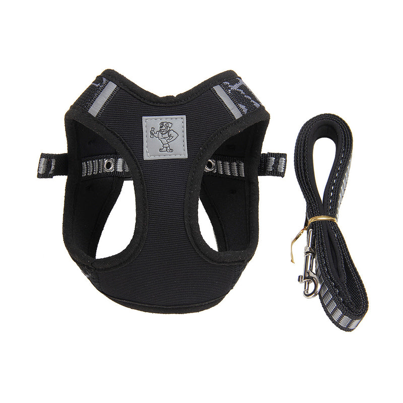 Adjustable Pet Control Harness Collar Safety Strap Vest + Strap Rope For Dog Puppy Cat