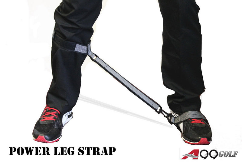 A99 Golf LS1 Leg Power Correction Belt Trainer Strap Training aids Band Swing Trainer Leg Corrector Position for Men Women Golfer Beginners Practice