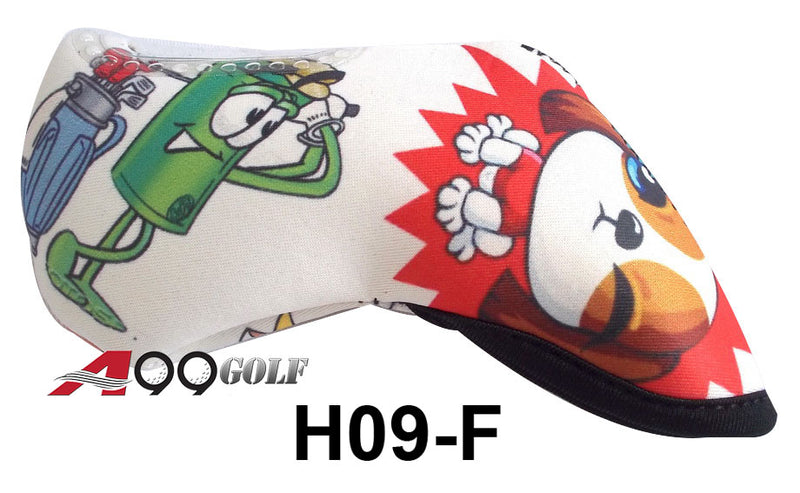 H09-F Golf Head Cover With Animate Animal style2 Print 9pc