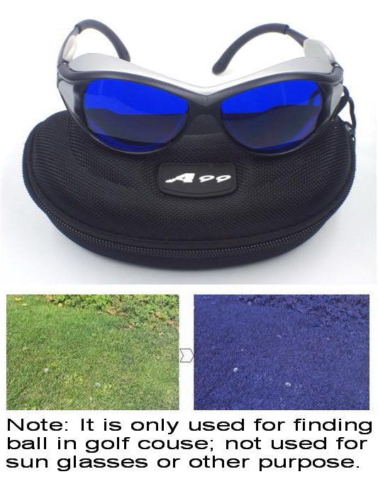A99 Golf E-2 Eagle Eye Ball Finder Glasses Silver Frame Great Gift - Only Used in Golf Course