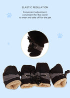 A99 PSB 4 Pcs Pet Dog Socks Anti Slip Dog Snow Boots Dog Shoes for Small Medium Size Dogs Booties Paw Protector Warm Pet Boots for Puppies