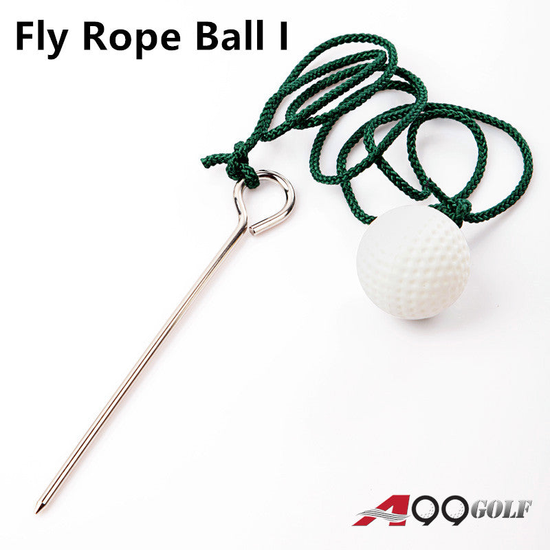 A99 Golf Fly Rope Ball I Golf Practice Rope Ball Golf Fly Swing Training Rope Ball Outdoors Golf Club Practice Golf Training Ball Accessories