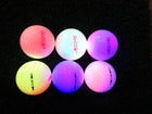 6 pcs A99 Golf Twilight Light-up Multi-color Flashing Golf Balls Glow Golf Balls Led Golf Balls Glow in The Dark Golf Balls Light up Long Lasting Bright Night Sports