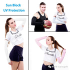 2 pairs A99 UV Protecttion Cooling Arm Sleeves Sun Protection Sleeves for Men and Women Cooler Protective Running Golf Cycling Basketball Driving Fishing Long Arm Cover Wicking Sleeves Black/White