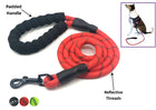 Heavy Duty Rope 4.59ft Dog Pet Leash Strap Comfortable Padded Handle Medium Large Leader for Dog Training Walking
