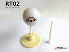 A99 Golf RT02 Rubber Golf Tee Holder Set for Driving Range Golf Practice Mat + Golf tees 2 1/2