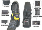 A99Golf T04 Foldable Travel Cover Wheeled Bag to Carry Golf Bags and Protect Your Equipment On The Plane