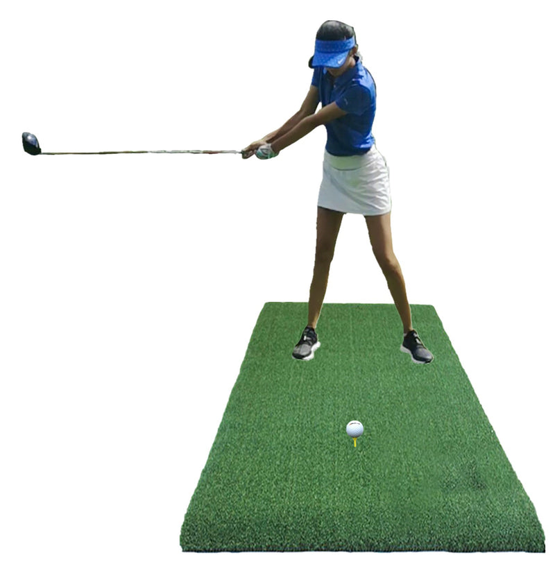 A99Golf True Feel Turf Synthetic Grass Driving Hitting Chipping Pitching Mat Super Thick - No Foam Pad Indoor Outdoor Home Use - Can Insert Real Tees