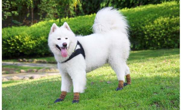 A99 PSB 4 Pcs Pet Dog Socks Anti Slip Dog Snow Boots Dog Shoes for