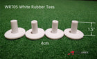 A99 Golf WRT-05 Rubber Tee 4Pcs 4cm/1.5“ for Practice Mat Use Indoor Outdoor Simulator Home Use Practice Training Aid Can Insert Reel Tee