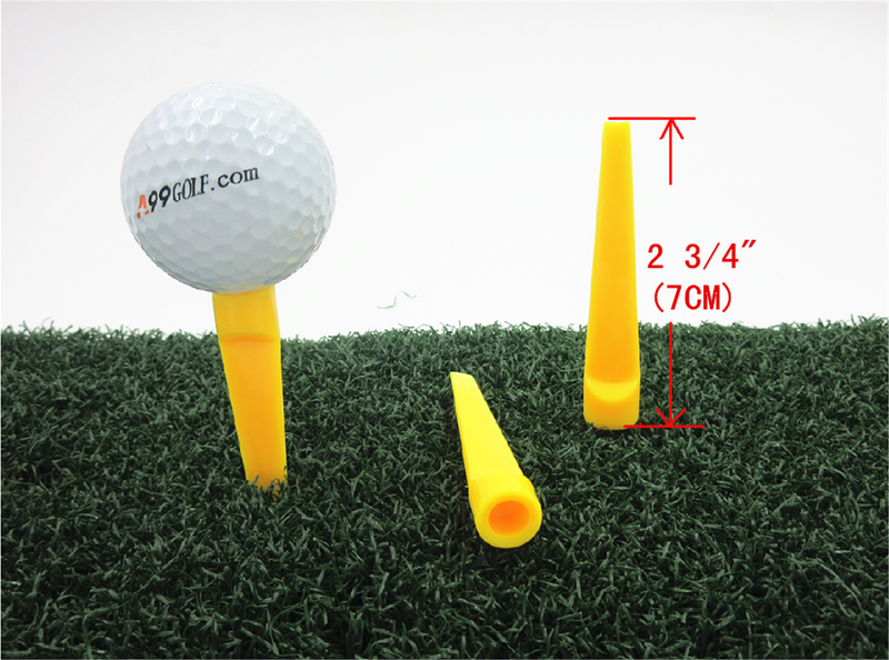 A99 Golf Wedge Tee Plastic Tees Golf Practice Training Accessories 70mm Mix Color 24pcs