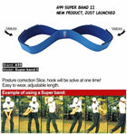 A99 Golf Super Band III Swing Practice Band Smooth Swing Training Aid Strap Motion Correction Belt Swing Trainer Blue