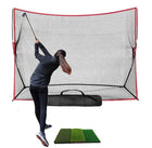 A99 Golf Auto-back Hitting Net Portable Big Practice Net Training Aid Driving Indoor Outdoor w. Carry Bag