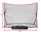 A99 Golf Auto-back Hitting Net Portable Big Practice Net Training Aid Driving Indoor Outdoor w. Carry Bag