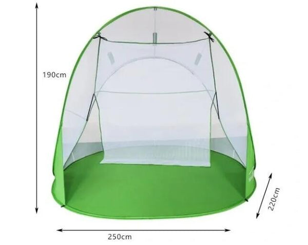 Local Pick up Only - Foldable Golf Practice Tent Hitting Net Home Range, Indoor Outdoor Use Driving Range at Home