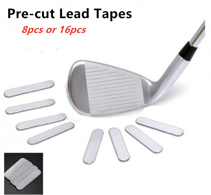 A99 Golf Pre-Cut Lead Tape weighted Weight on Golf/ Tennis Racket Iron Putter 8pcs or 16pcs
