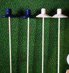 A99 Golf Putting Flagstick w. Cup Sets(4) plus Plastic Signs w. No. Putting Green Mate Golf Pin